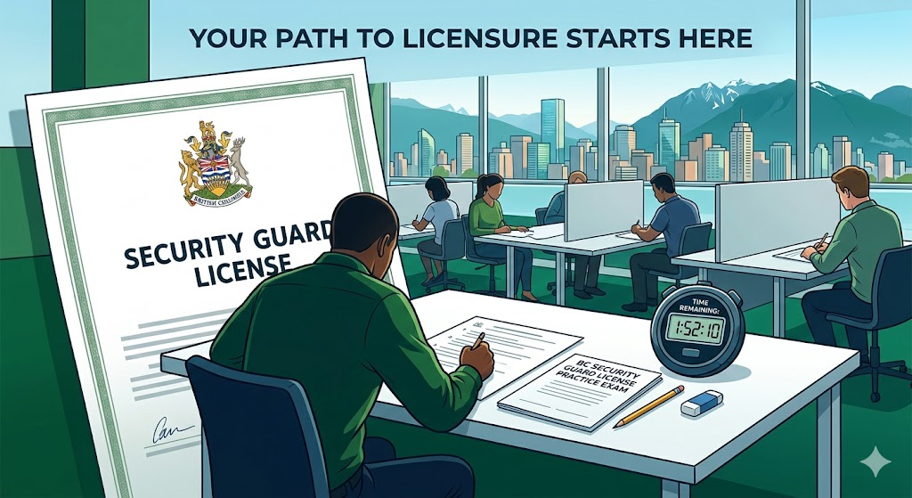 British Columbia Security Guard License Practice Test Banner
