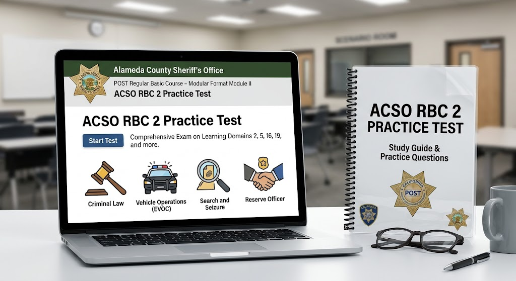 ACSO Reserve Basic Course (RBC) 2 Practice Test Banner