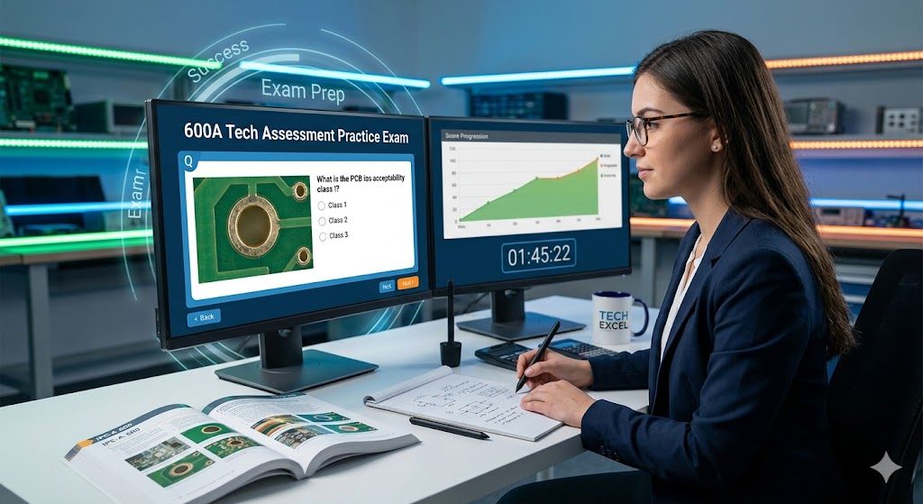 600A Tech Assessment Practice Exam Banner