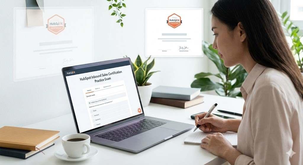 HubSpot Inbound Sales Certification Practice Test Banner