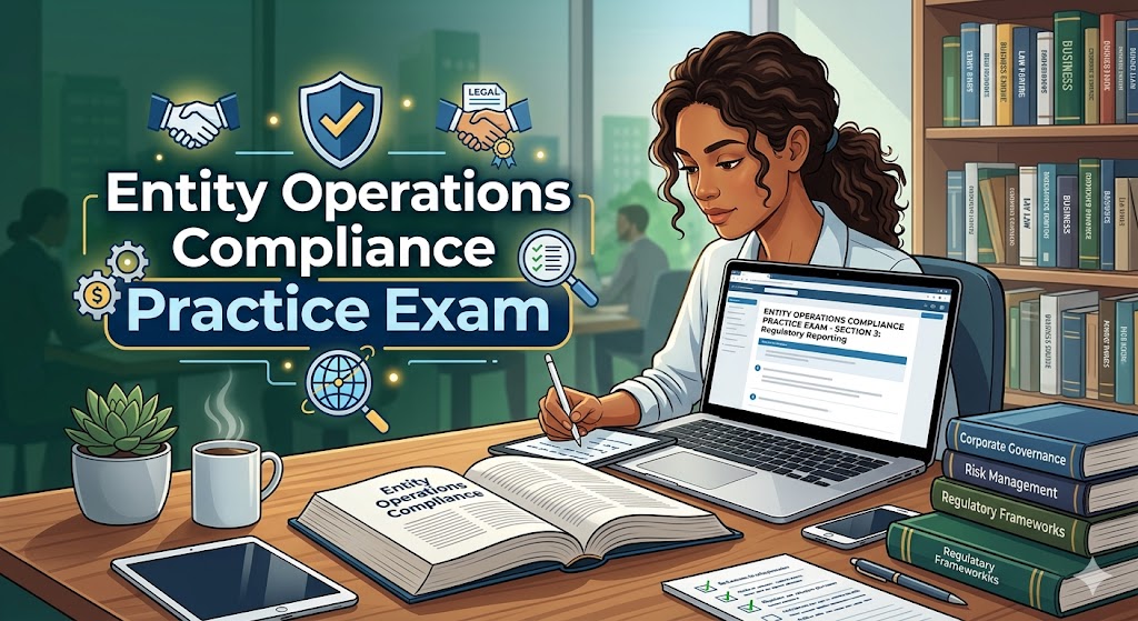 Entity Operations Compliance Practice Exam Banner
