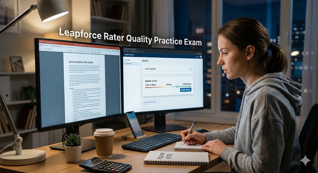Leapforce Rater Quality Practice Exam Banner