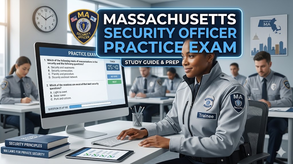 Massachusetts Security Officer Practice Exam Banner