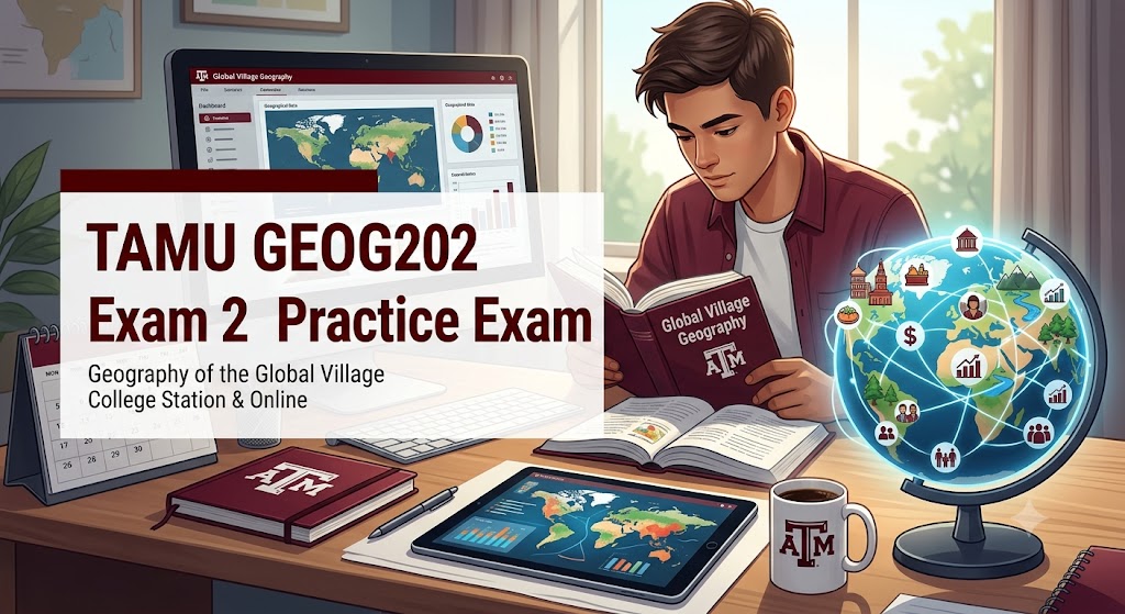 TAMU GEOG202 Exam 2 Practice Exam Banner