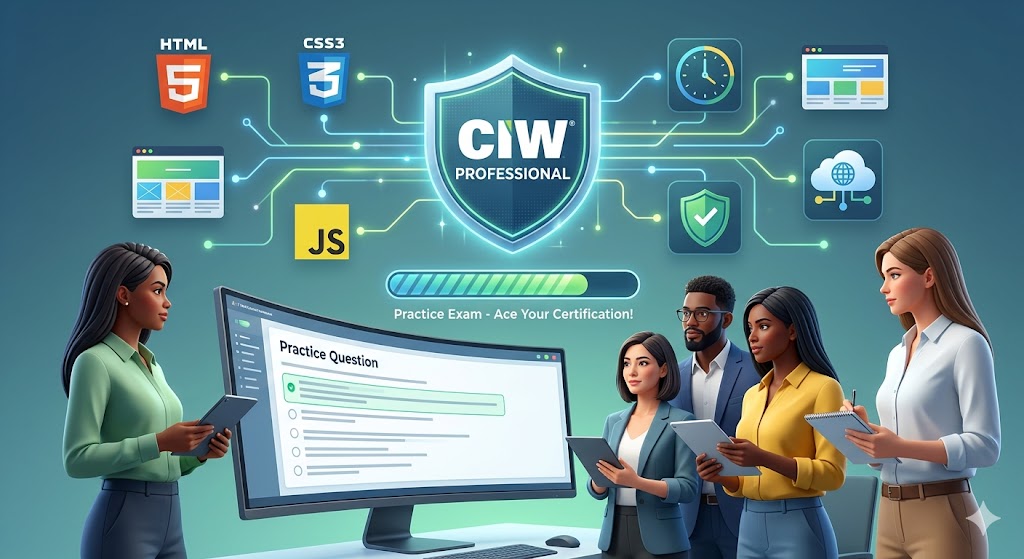 Certified Internet Web (CIW) Professional Practice Exam Banner