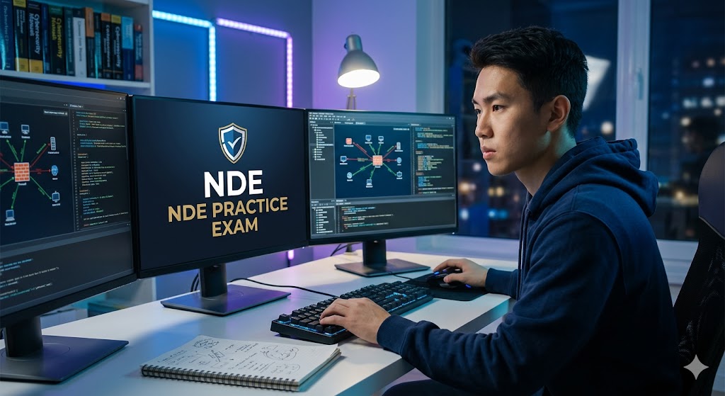 Network Defense Essentials NDE Practice Exam Banner
