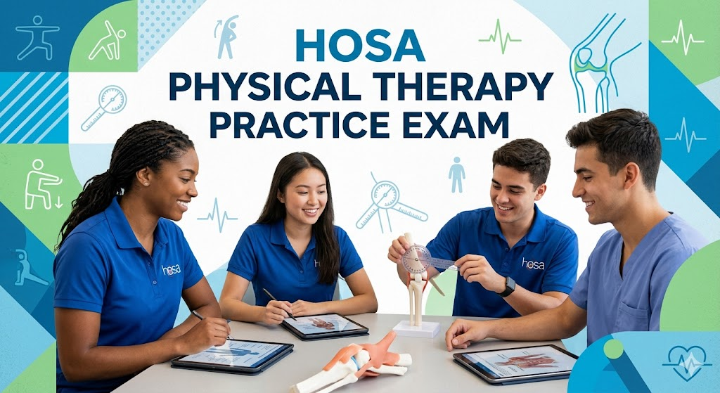 HOSA Physical Therapy Assessment Practice Test Banner