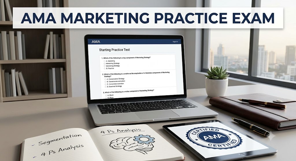 Ama Marketing Practice Test & Exam Prep Banner