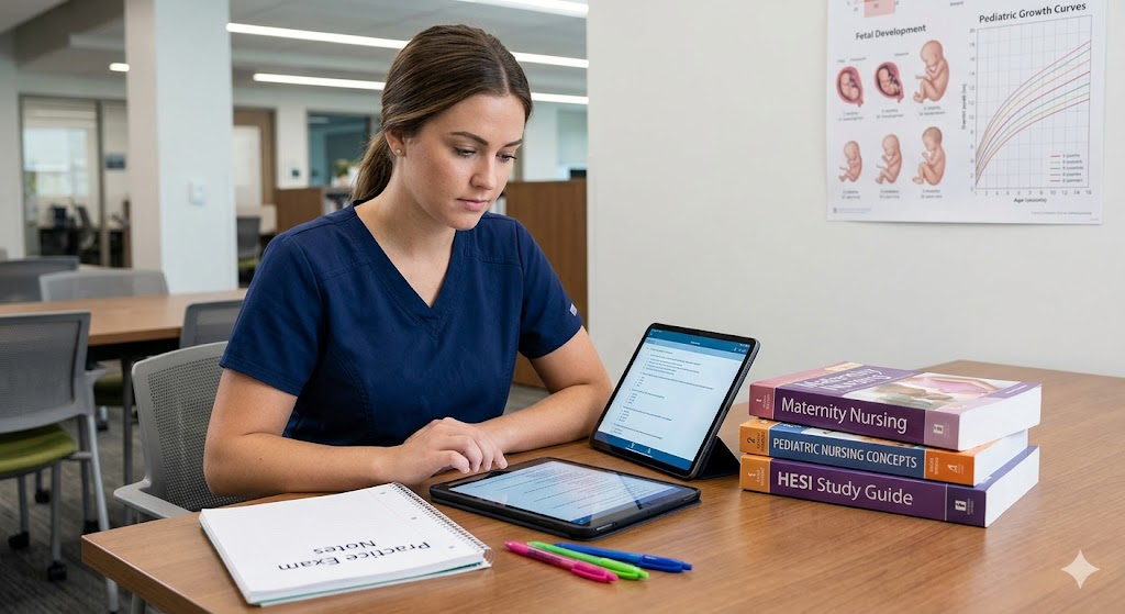 HESI Maternity/Pediatric Remediation Practice Test Banner