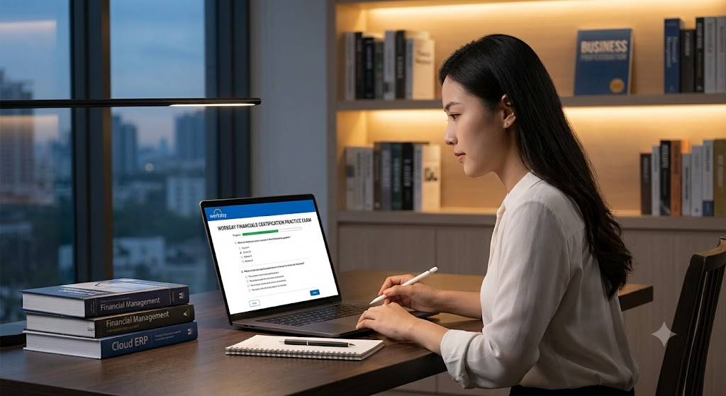 Workday Financials Certification Practice Exam Banner