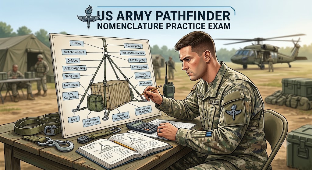 The US Army Pathfinder School Nomenclature Practice Test Banner