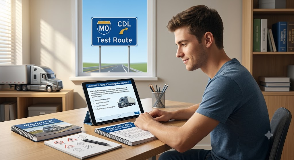 Missouri CDL General Knowledge Practice Test 3 Banner