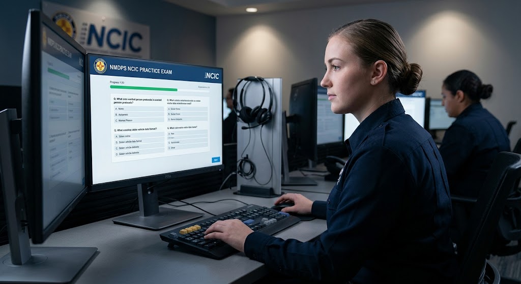 NMDPS National Crime Information Center (NCIC) Practice Exam Banner