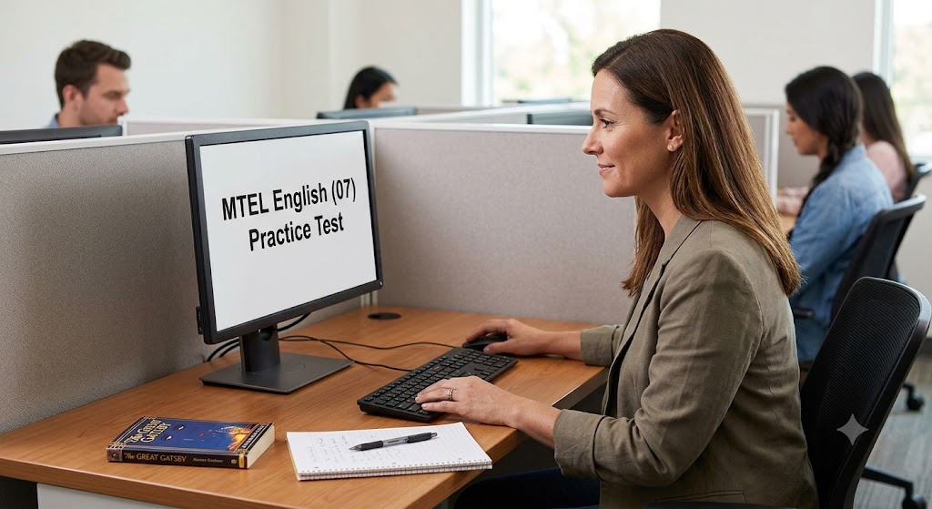 MTEL English (07) Practice Test Banner
