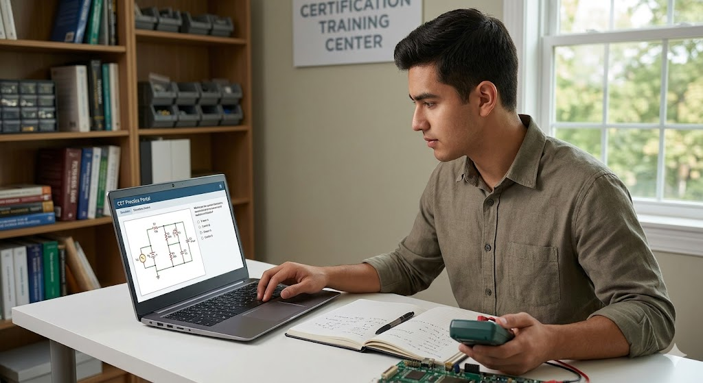 Associate Certified Electronics Technician (CET) Practice Exam Banner