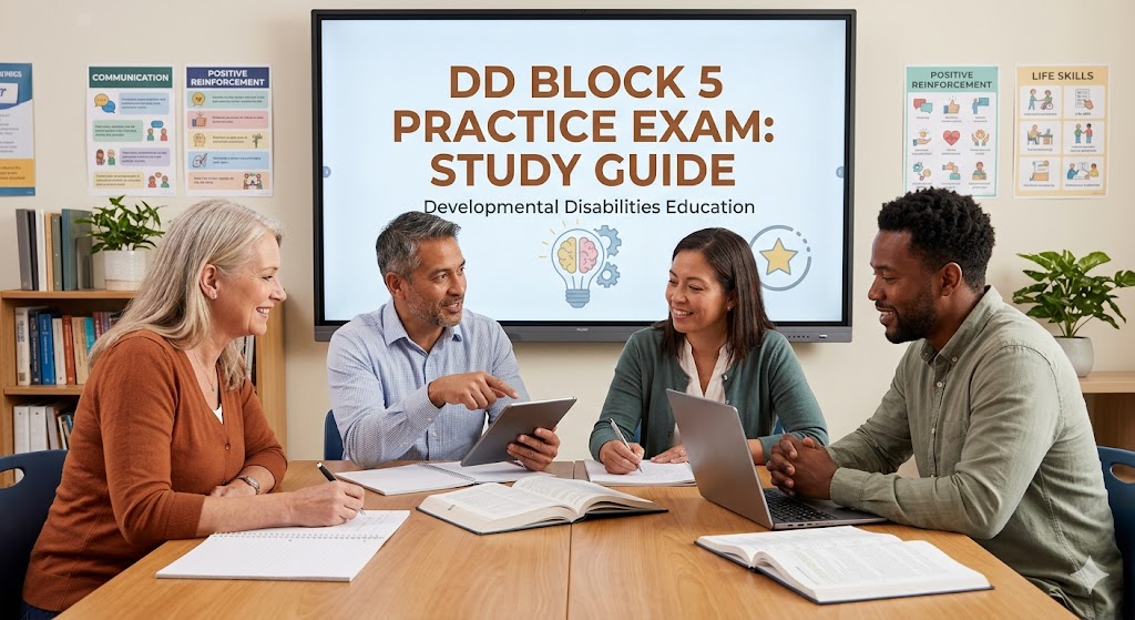 Developmental Disabilities (DD) Lecture Block 5 Practice Exam Banner