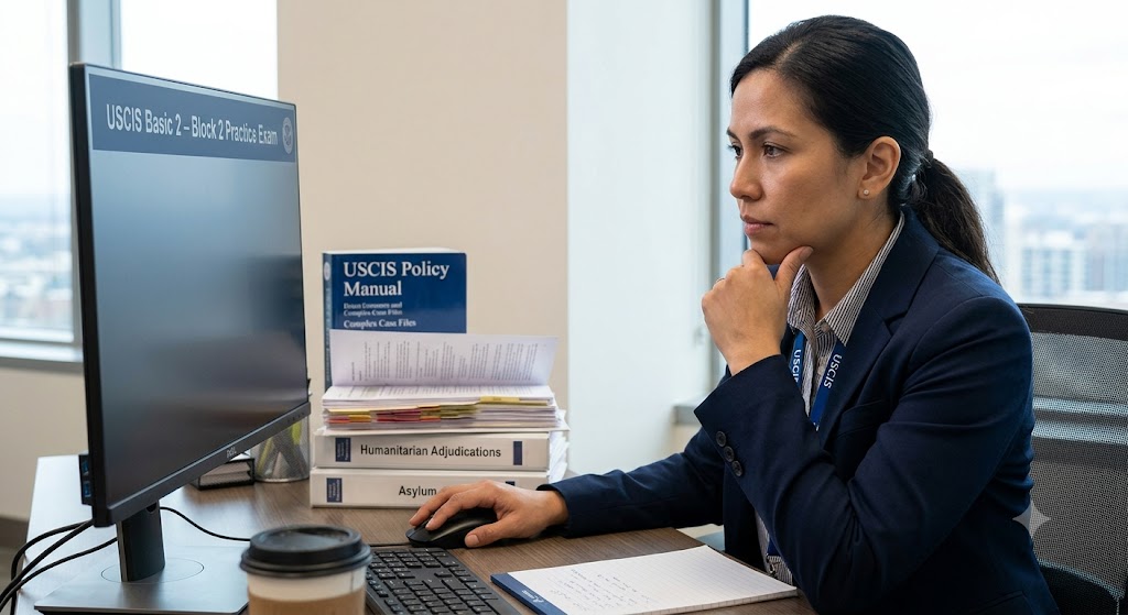 USCIS Basic 2 – Block 2 Practice Exam Banner