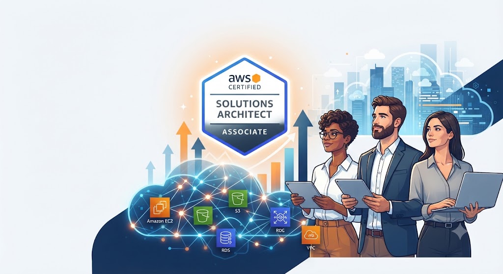 AWS Certified Solutions Architect – Associate (SAA) Concepts Practice Exam Banner