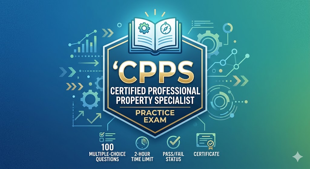 Certified Professional Property Specialist Practice Test Banner
