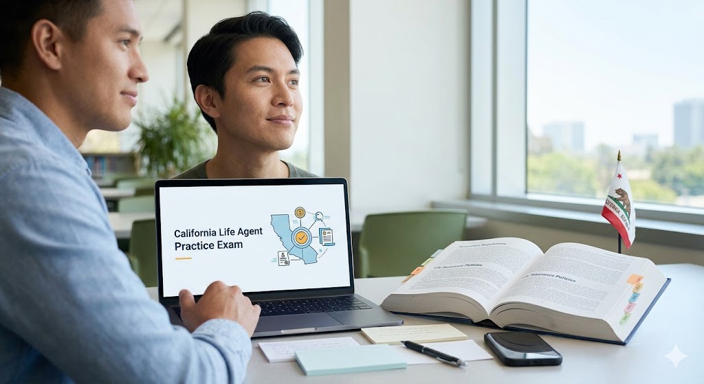 California Life Agent Practice Exam Banner