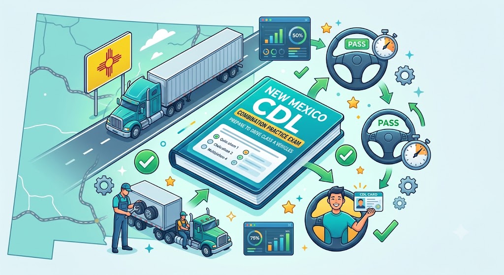 New Mexico CDL Combination Practice Test Banner