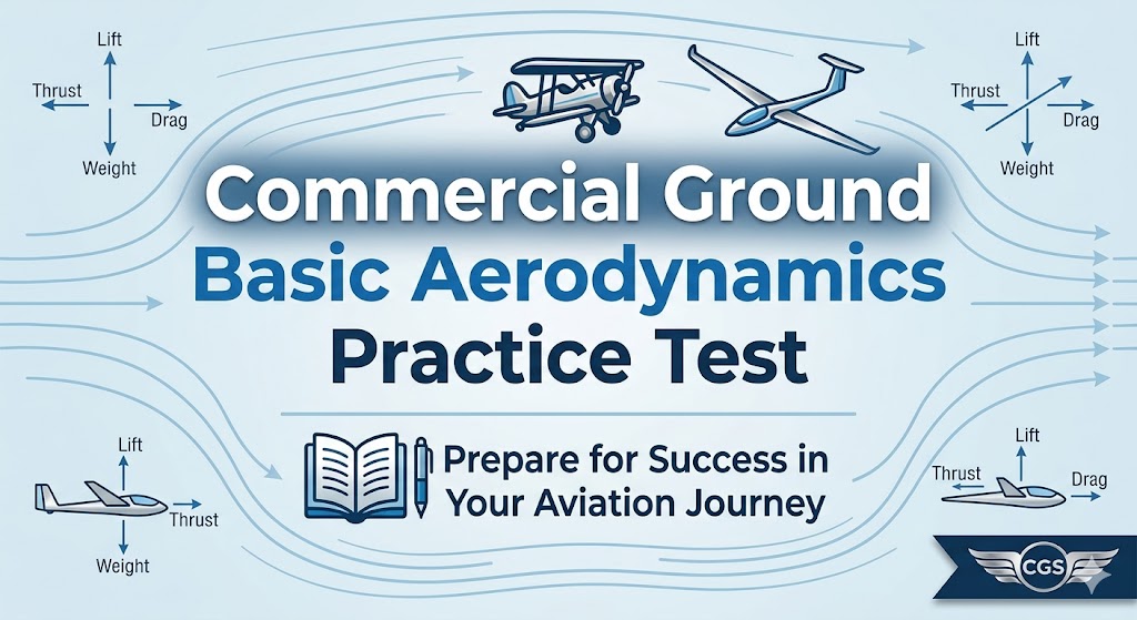 Commercial Ground – Basic Aerodynamics Practice Test Banner