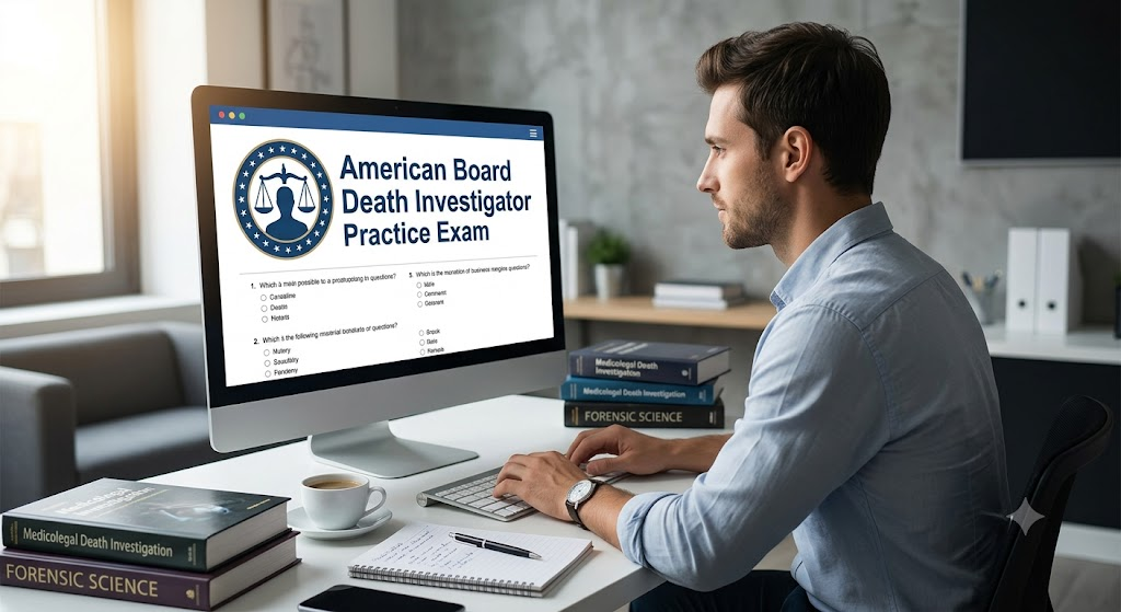 American Board of Medicolegal Death Investigators (ABMDI) Practice Exam Banner