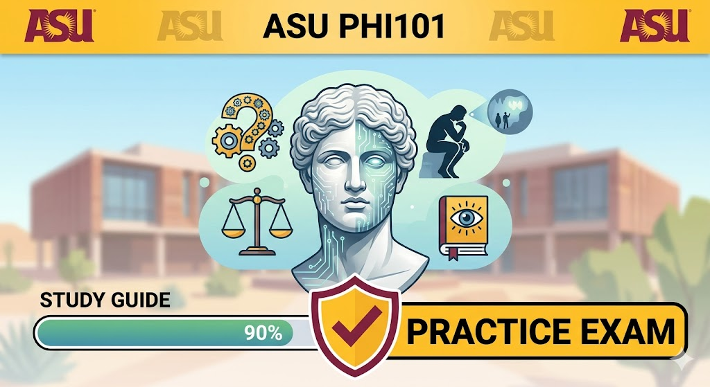 Arizona State University (ASU) PHI101 Introduction to Philosophy Practice Exam Banner