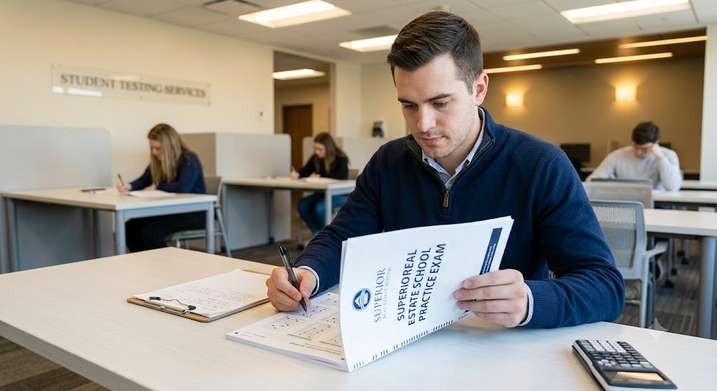 Superior Real Estate School Practice Exam Banner