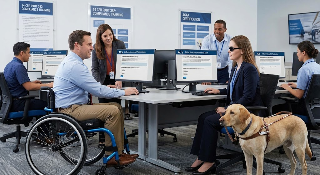 ACS Air Carrier Access Act Practice Exam Banner