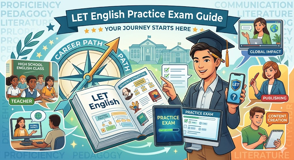 LET English Practice Exam Banner