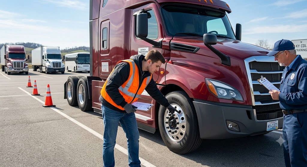 Kentucky CDL Pre-Trip Practice Test Banner