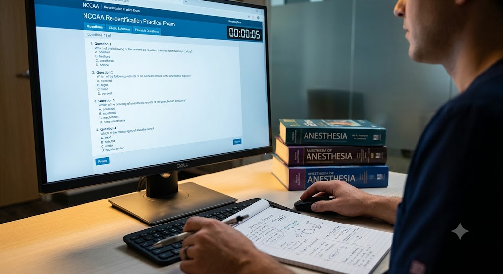 NCCAA Re-certification Practice Exam Banner