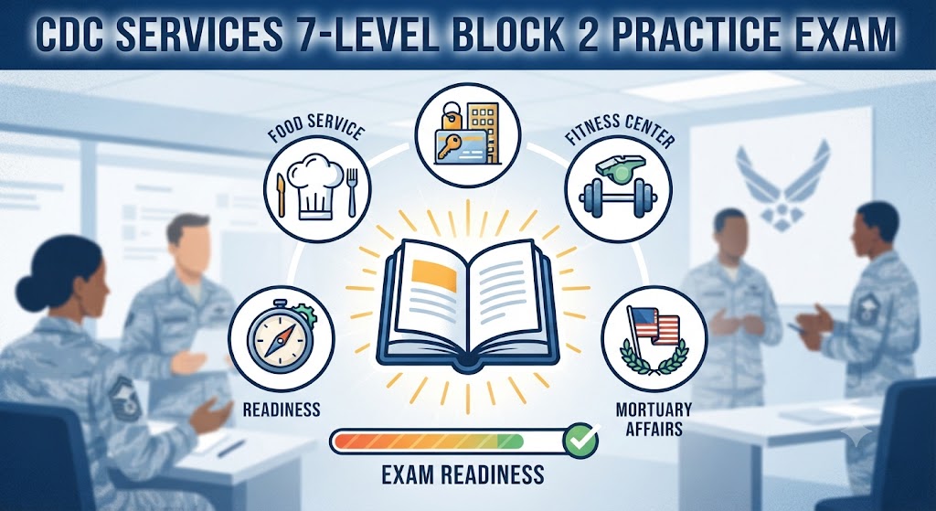 CDC Services 7-Level Block 2 Practice Test Banner