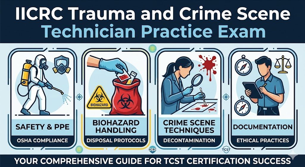 IICRC Trauma and Crime Scene Technician (TCST) Practice Exam Banner