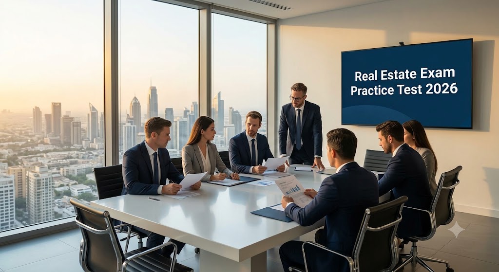 Real Estate Exam Practice Test 2026 (BROKER AND SALESPERSON) Banner