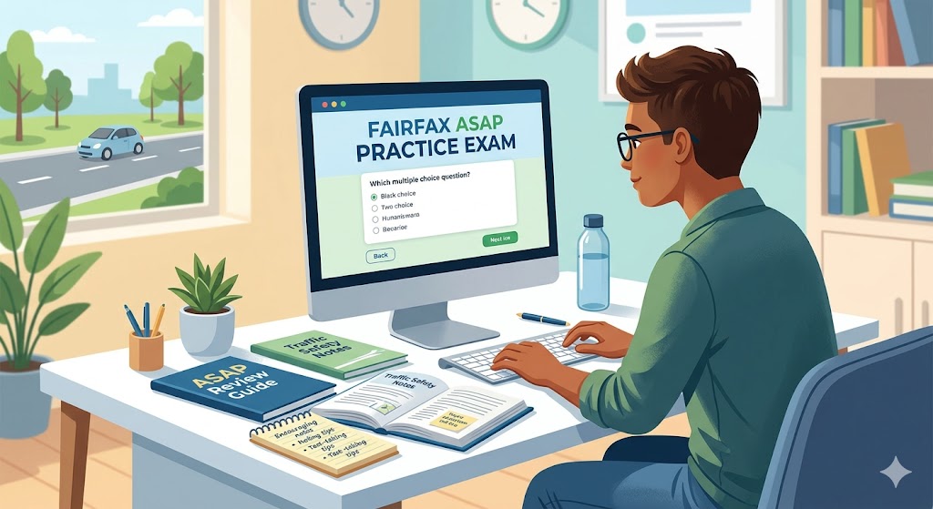 Fairfax Alcohol Safety Action Program (ASAP) Practice Exam Banner