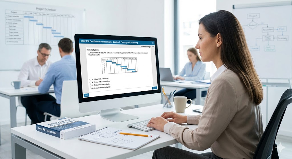 AACE PSP Certification Practice Exam Banner