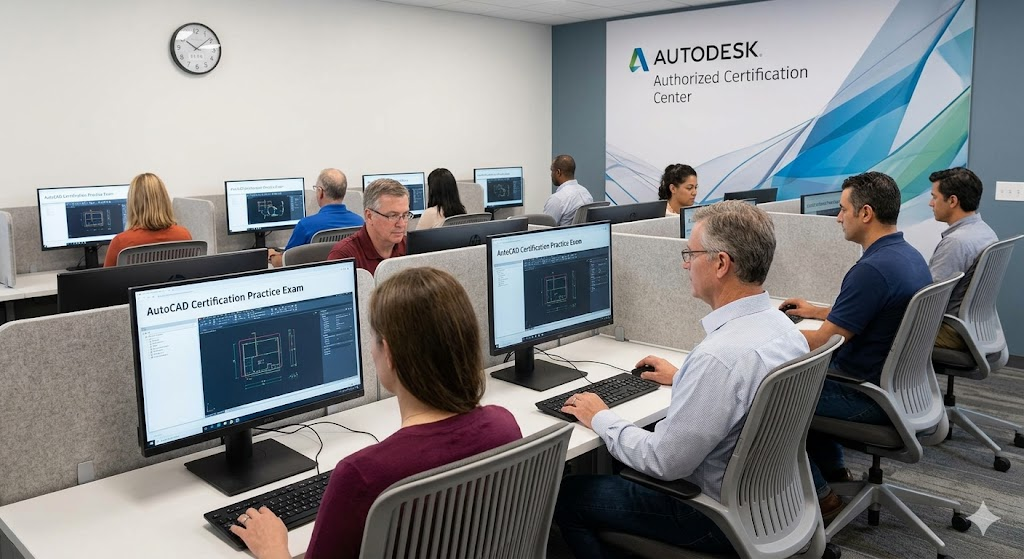 AutoCAD Certification Practice Test. Banner