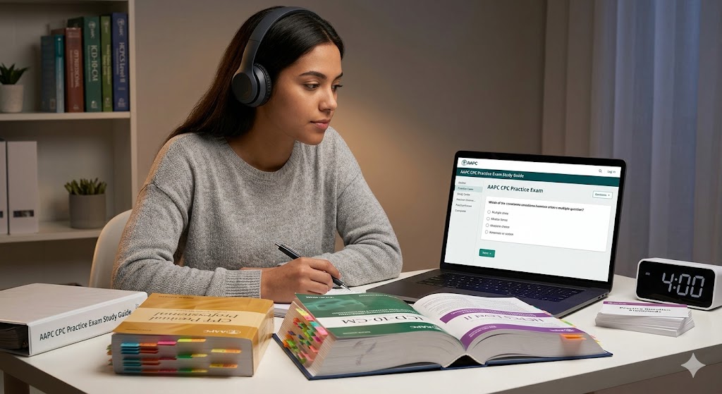 AAPC CPC Practice Exam Study Guide Banner