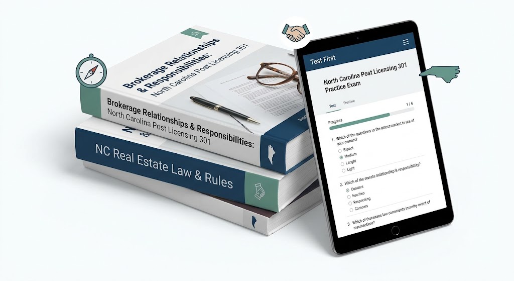 North Carolina Post Licensing 301 Practice Exam Banner