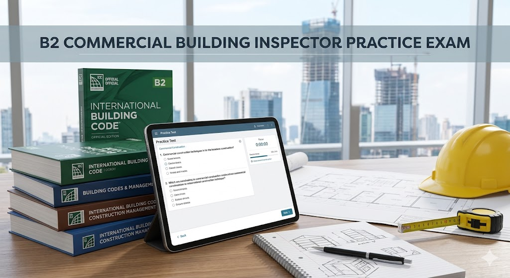 B2 Commercial Building Inspector Practice Test Banner