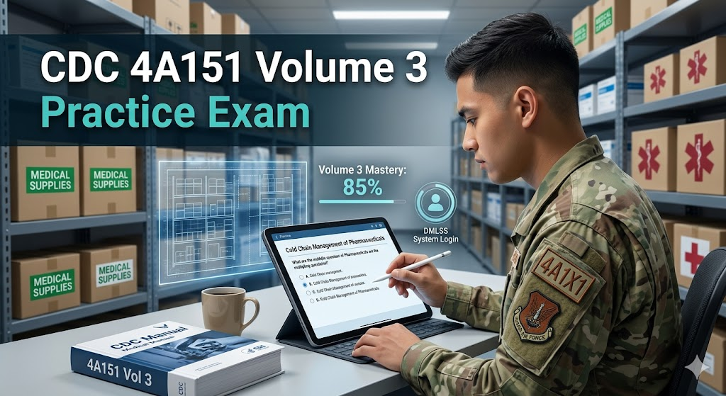 CDC 4A151 Volume 3 URE Practice Test Banner