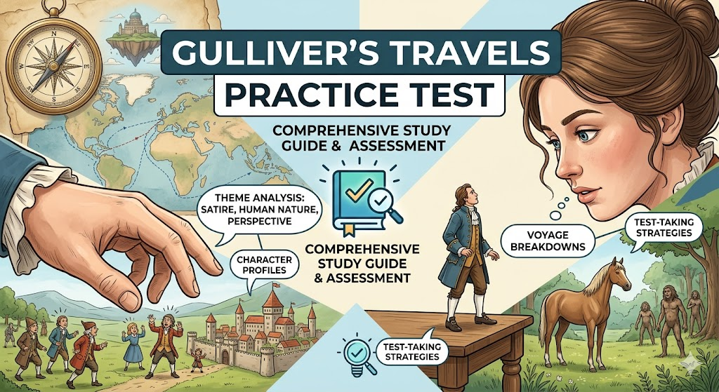 Gulliver's Travels Practice Test Banner