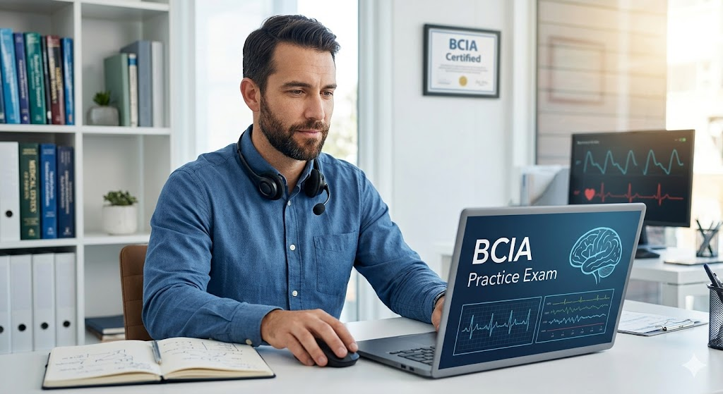 Biofeedback Certification International Alliance (BCIA) Certification Practice Exam Banner