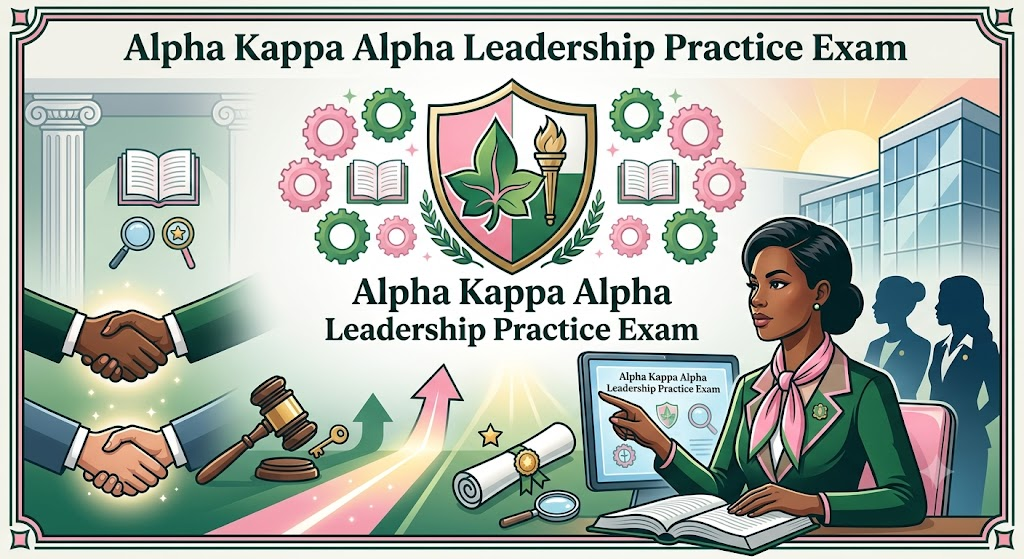 Alpha Kappa Alpha (AKA) Leadership Practice Exam Banner