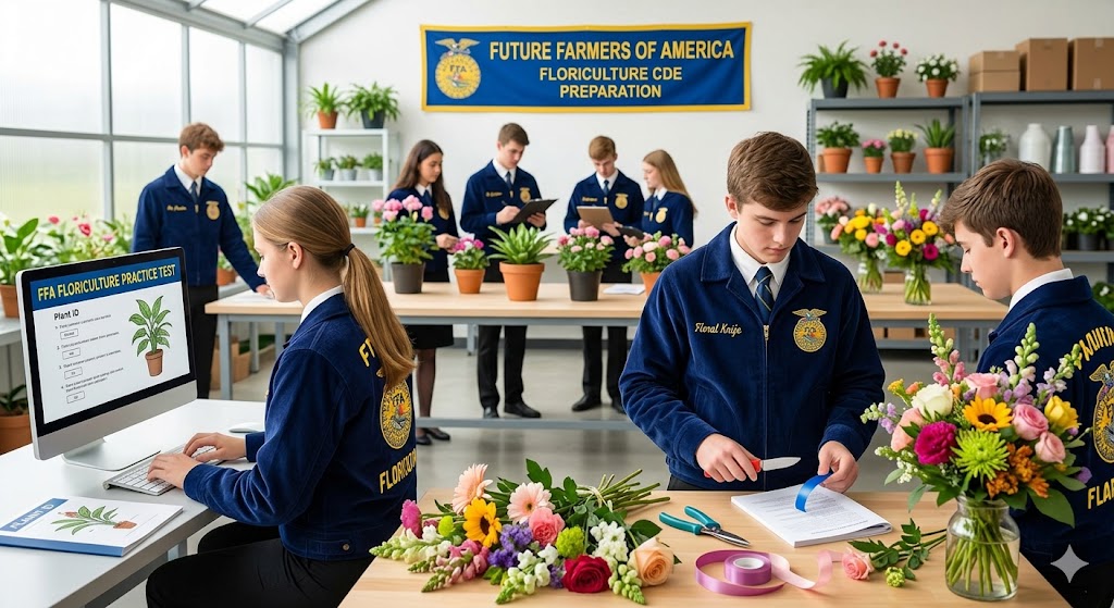 FFA Floriculture Practice Test Banner