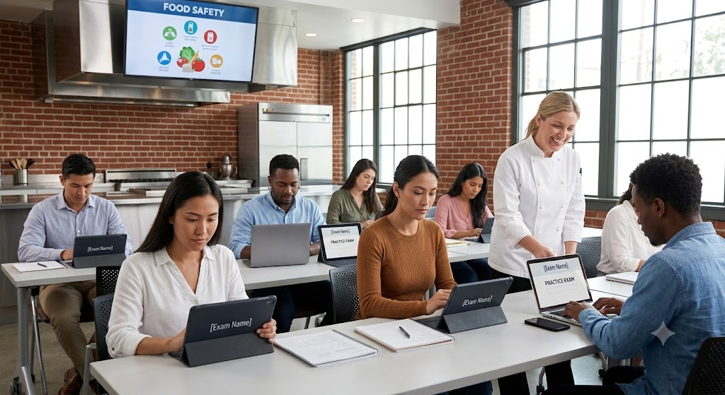 California eFoodHandlers Practice Exam Banner