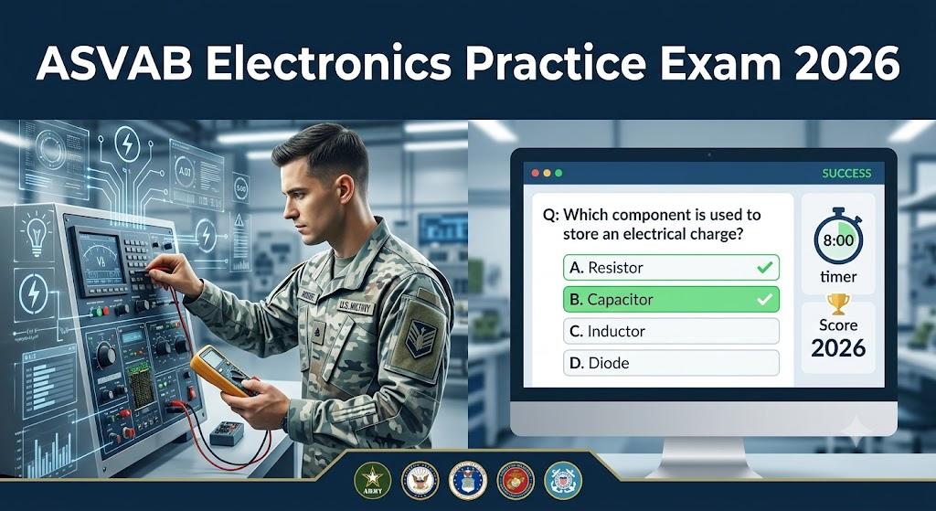 ASVAB Electronics Information Practice Test [UPDATED 2026] PDF Banner