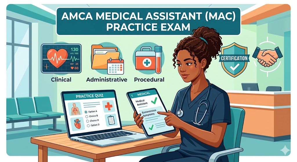 Medical Assistant Certification (MAC) AMCA Practice Exam Banner